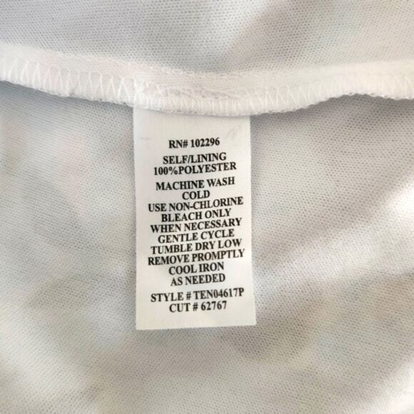 CONNECTED APPAREL Floral Print Sleeveless A-line Mini Dress Size 6P - Picture 8 of 9